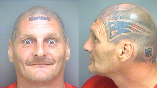 Man With Patriots Helmet Tattoo Arrested On Synthetic Weed Charges